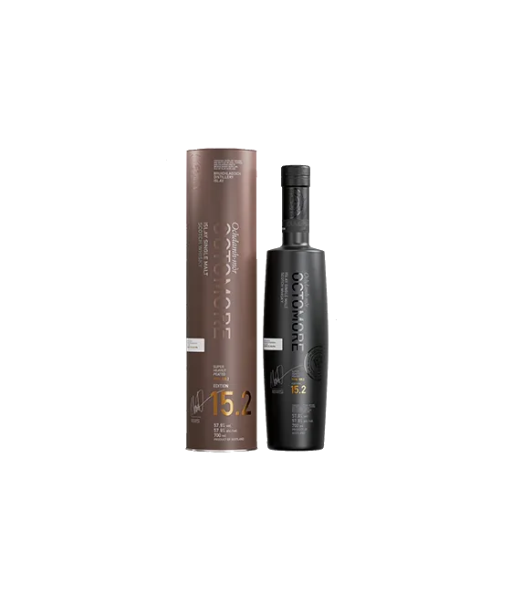 Bruichladdich Octomore Edition 15.2, fles bij slijterij t Bockje in Bathmen