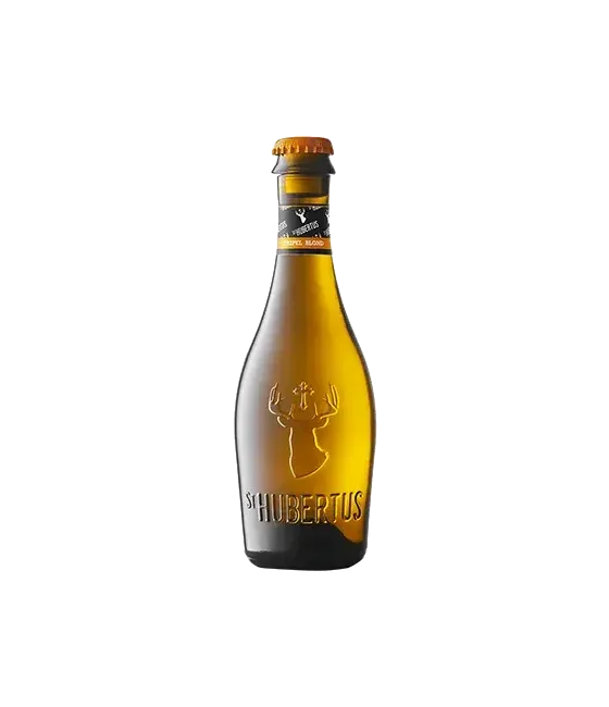 St. Hubertus Tripel Blond, fles bij slijterij t Bockje in Bathmen