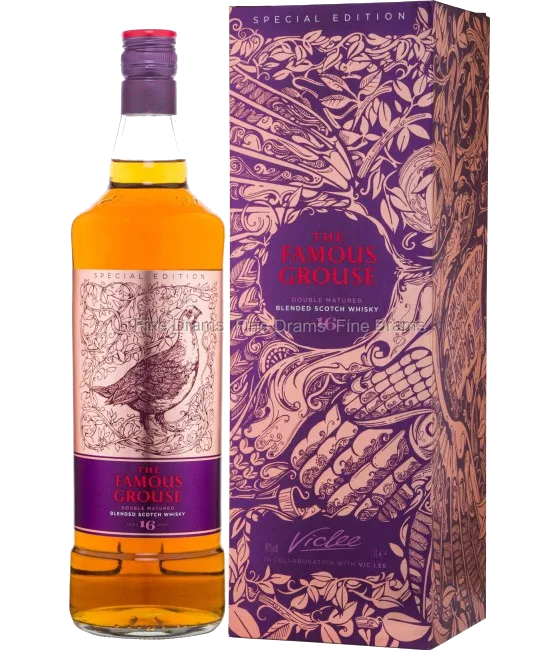 The Famous Grouse 16 Years Double Matured, fles bij slijterij t Bockje in Bathmen