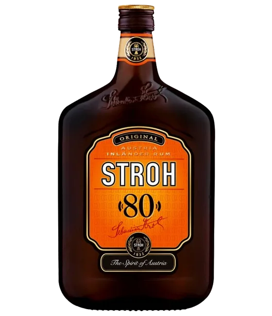 Stroh 80% 50 cl, fles bij slijterij t Bockje in Bathmen