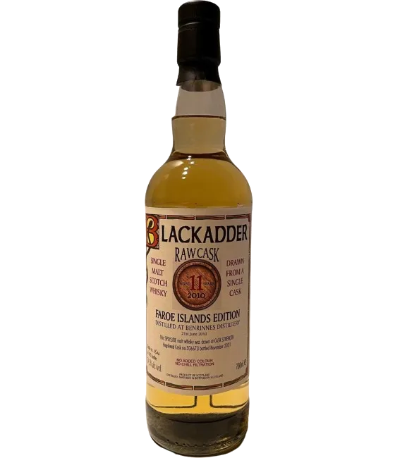 Blackadder Raw Cask Benrinnes 11Y 2010 #306673, fles bij slijterij t Bockje in Bathmen