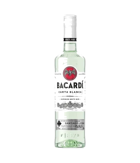 Bacardi Rum Carta Blanca 70 cl, fles bij slijterij t Bockje in Bathmen