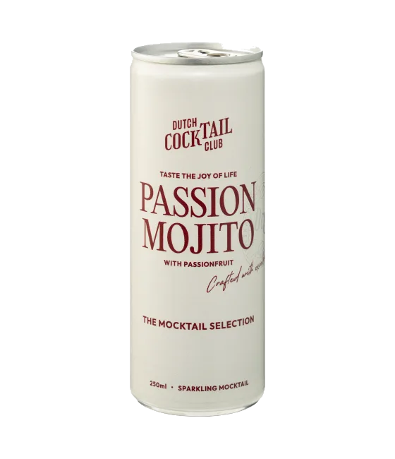 Dutch Cocktail Club Mocktail Passion Mojito, fles bij slijterij t Bockje in Bathmen