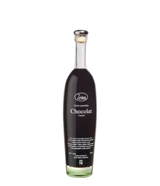Zuidam chocolat, fles bij slijterij t Bockje in Bathmen