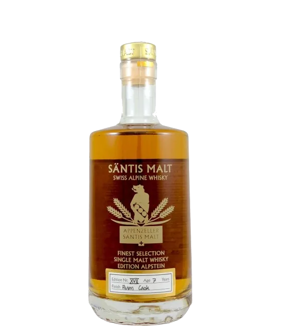 Säntis Malt Edition Alpstein XVII, fles bij slijterij t Bockje in Bathmen