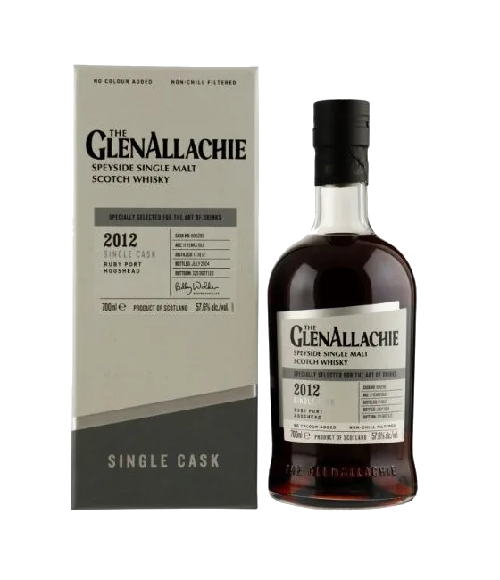 GlenAllachie 2012 Ruby Port Hogshead Speciaal Geselecteerd voor The Art of Drinks 2024, fles bij slijterij t Bockje in Bathmen