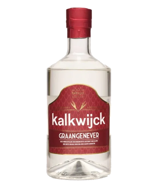 Kalkwijck Graan Genever, fles bij slijterij t Bockje in Bathmen