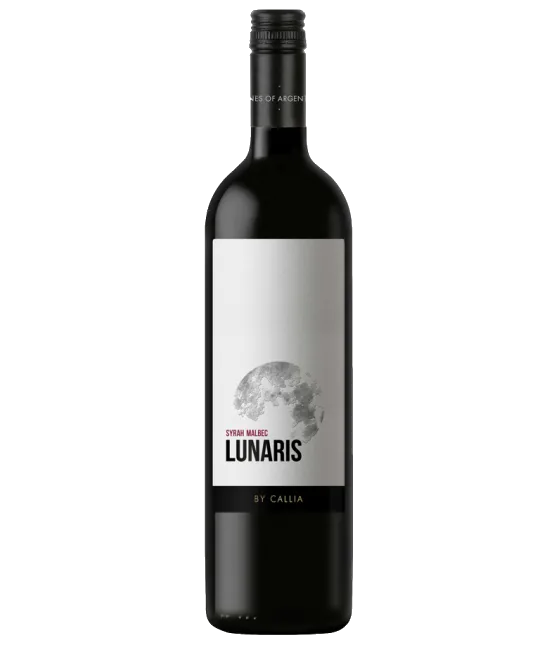Lunaris Shiraz/Malbec, fles bij slijterij t Bockje in Bathmen