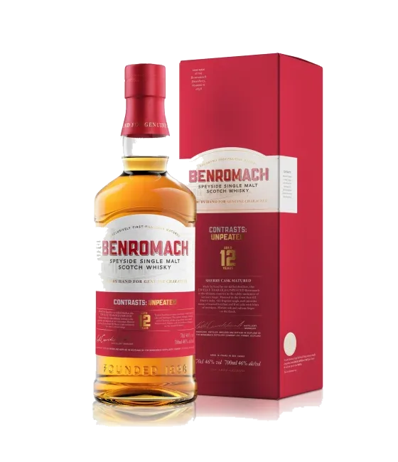 Benromach 12Y Unpeated Sherry Cask, fles bij slijterij t Bockje in Bathmen