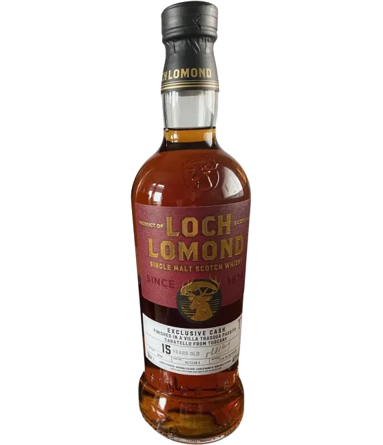 Loch Lomond Exclusive Cask 15 Years Old Trasqua Passito 21/1119-1, fles bij slijterij t Bockje in Bathmen