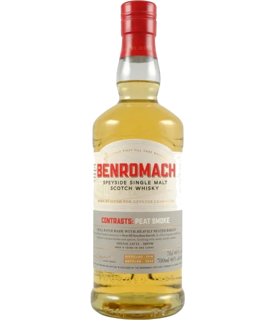 Benromach Contrasts Peat Smoke 2016, fles bij slijterij t Bockje in Bathmen