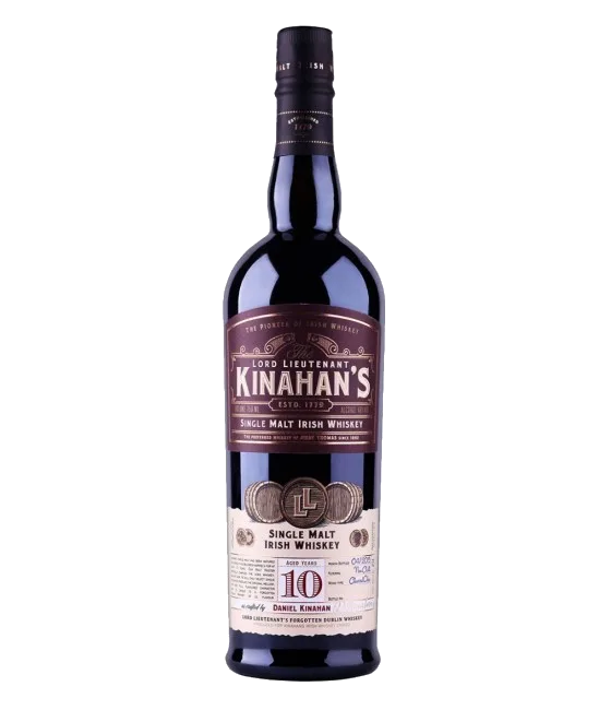 Kinahan’s Single Malt 10 Years, fles bij slijterij t Bockje in Bathmen