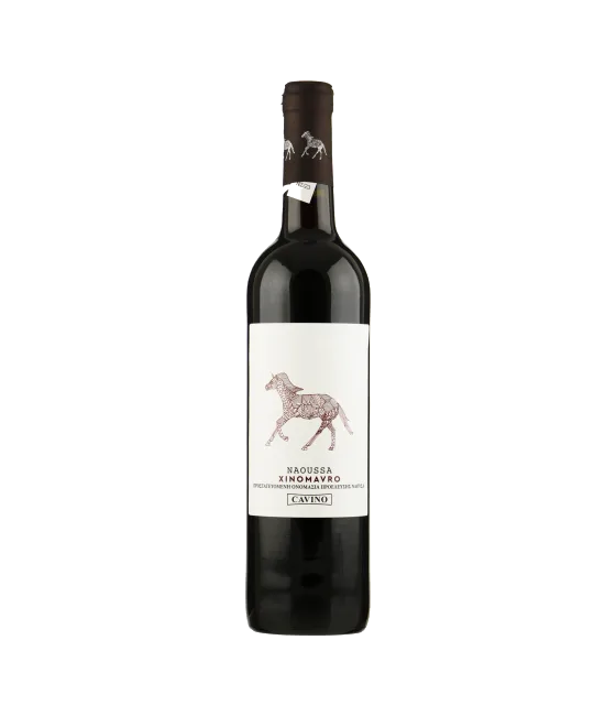 Cavino Naoussa Xinomavro Red, fles bij slijterij t Bockje in Bathmen