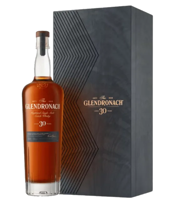 Glendronach 30 Years old single malt whisky, fles bij slijterij t Bockje in Bathmen