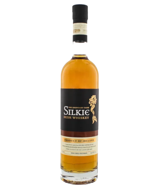 Silkie The legendary Dark Irish Whiskey, fles bij slijterij t Bockje in Bathmen