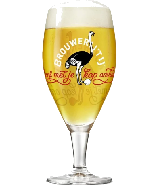 Brouwerij ’t IJ bierglas 30cl, fles bij slijterij t Bockje in Bathmen