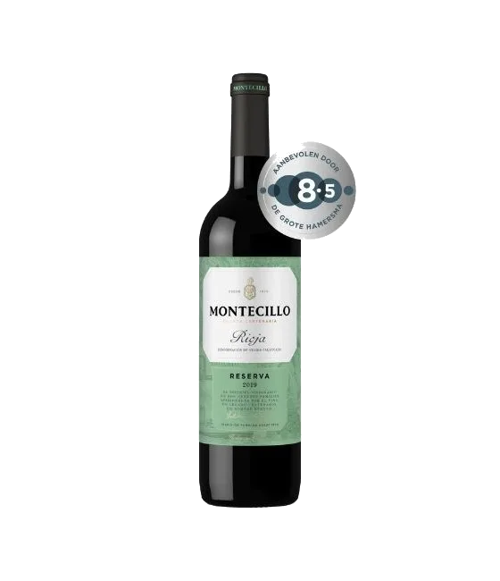 Montecillo Rioja Reserva, fles bij slijterij t Bockje in Bathmen