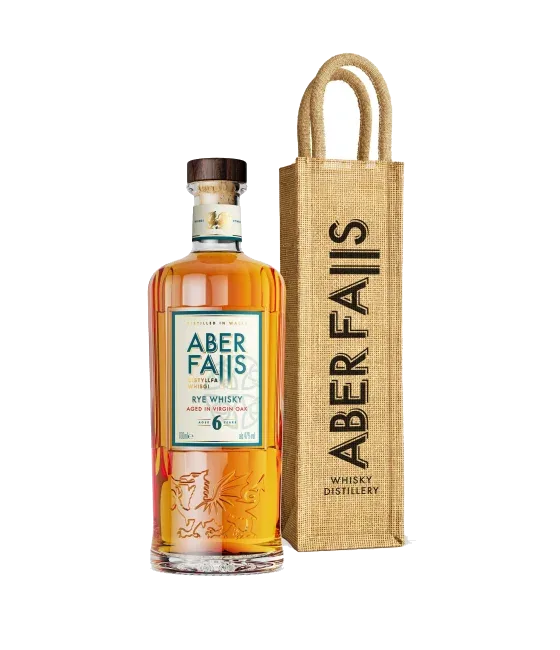 Aber Falls 6Y Rye Whisky, fles bij slijterij t Bockje in Bathmen