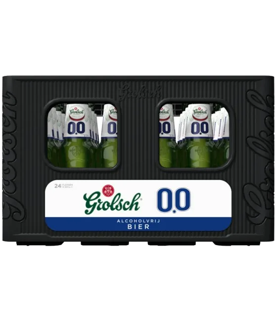 Grolsch Alcoholvrij Bier Krat 24x30cl., fles bij slijterij t Bockje in Bathmen
