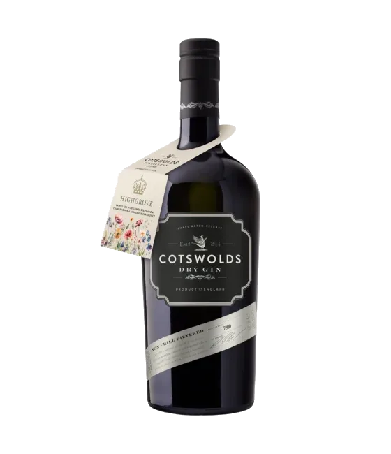 Cotswolds Dry Gin, fles bij slijterij t Bockje in Bathmen