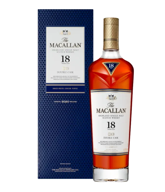 Macallan Double Cask 18 Years 2022, fles bij slijterij t Bockje in Bathmen