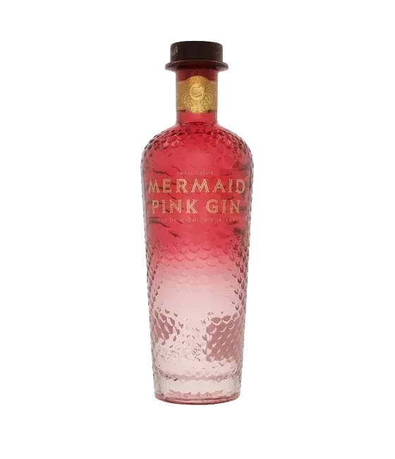 Mermaid Pink Gin, fles bij slijterij t Bockje in Bathmen
