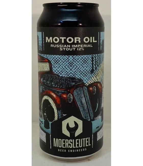 Moersleutel Motor Oil, fles bij slijterij t Bockje in Bathmen