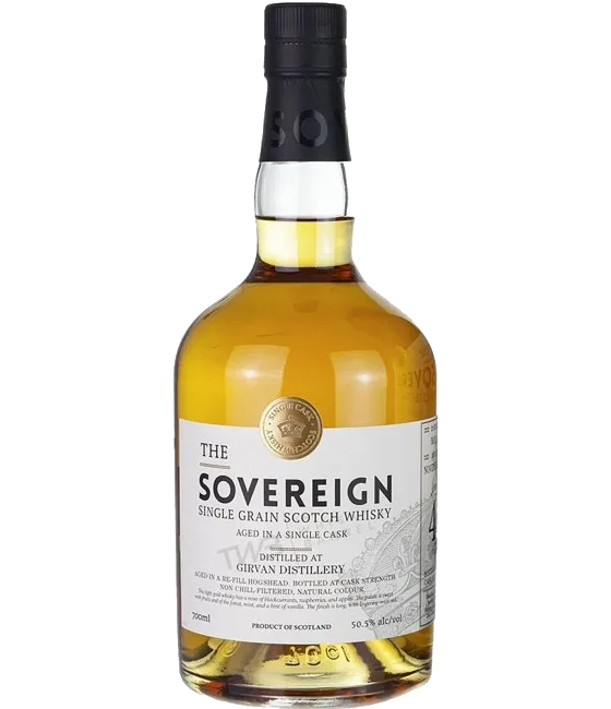 The Sovereign Girvan 42 Years Old, fles bij slijterij t Bockje in Bathmen