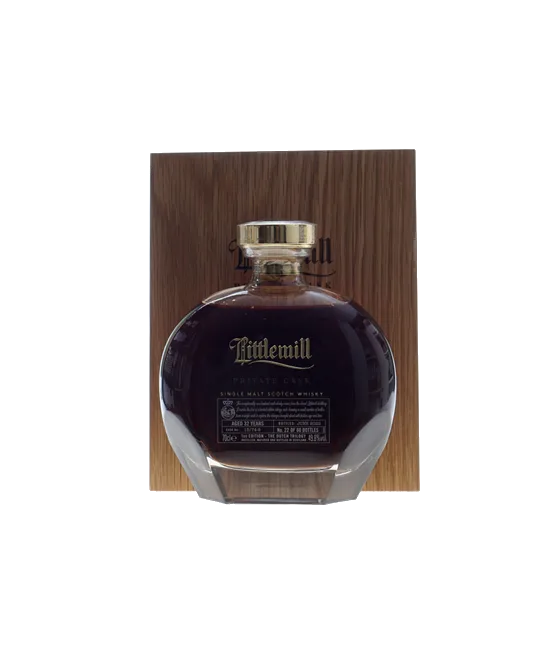 Littlemill Single Private Cask #15/74-8 34 Years Old 2nd Edition – Dutch Trilogy, fles bij slijterij t Bockje in Bathmen
