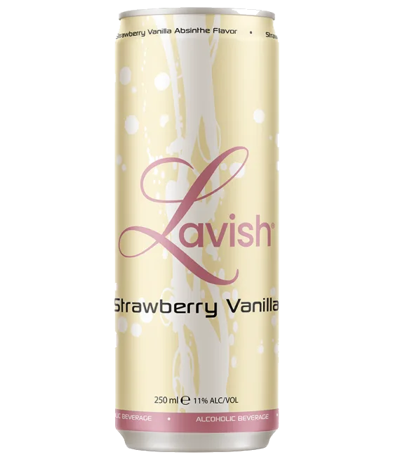 Lavish Strawberry Vanilla Absinthe, fles bij slijterij t Bockje in Bathmen