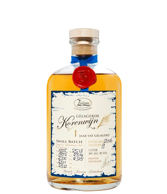 Zuidam Korenwijn 1 Jaar, fles bij slijterij t Bockje in Bathmen