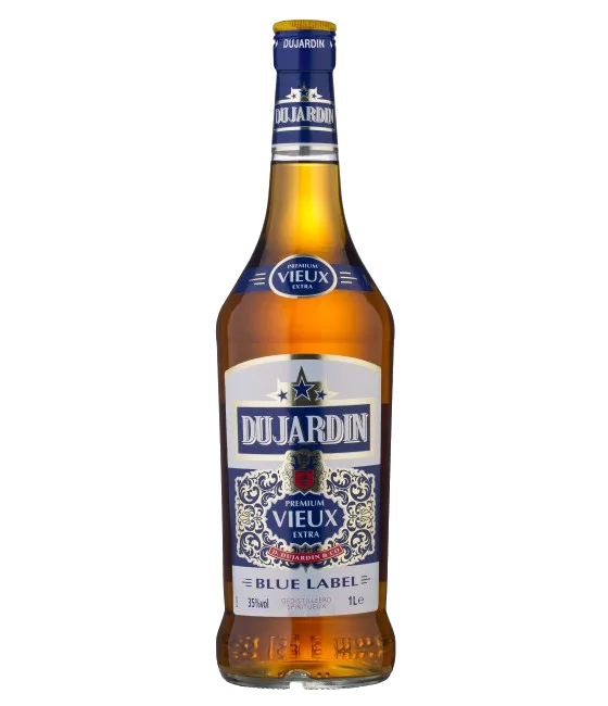 Dujardin Vieux, fles bij slijterij t Bockje in Bathmen