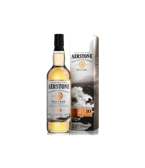 Aerstone 10 Years Old Sea Cask Single Malt, fles bij slijterij t Bockje in Bathmen