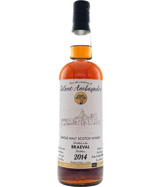 Silent Ambassador Braeval 6Y, fles bij slijterij t Bockje in Bathmen