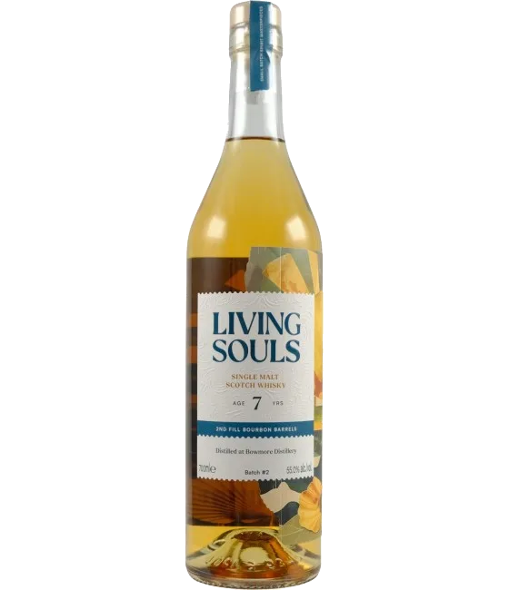 Living Souls Bowmore 7 Years Bourbon Barrels, fles bij slijterij t Bockje in Bathmen