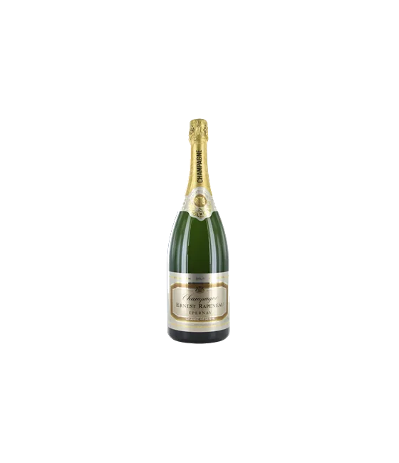 Ernest Rapeneau Champagne Brut Grande Reserve Magnum, fles bij slijterij t Bockje in Bathmen