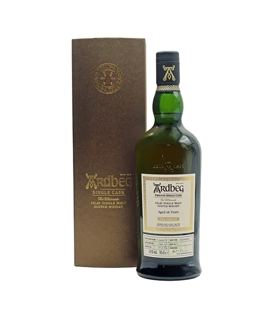Ardbeg 26 Years Old 1996 The Ultimate Private Single Cask #20, fles bij slijterij t Bockje in Bathmen