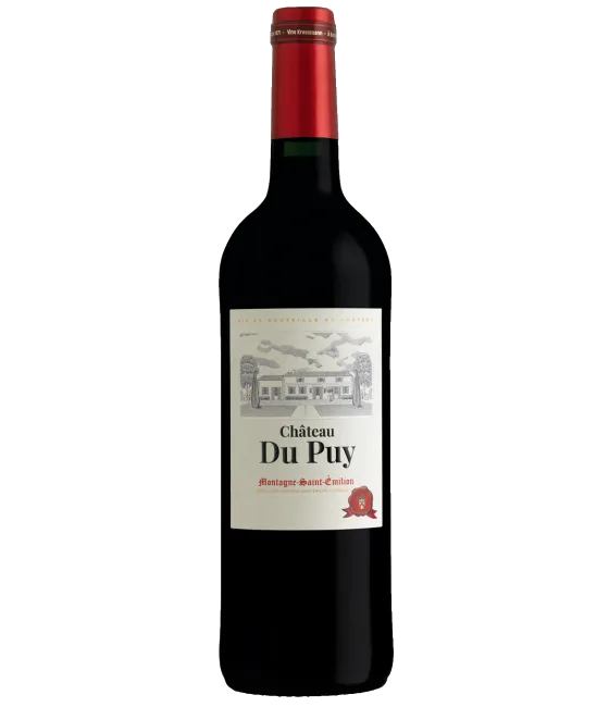 Château du Puy Montagne Saint-Emilion, fles bij slijterij t Bockje in Bathmen