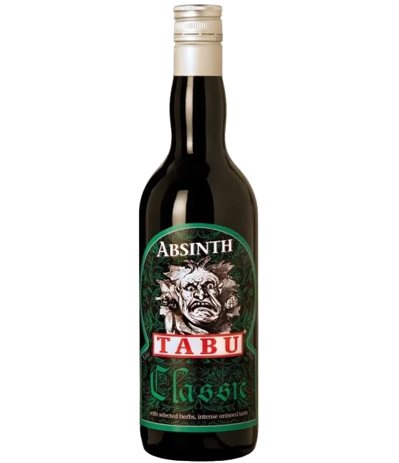 TABU Absinth, fles bij slijterij t Bockje in Bathmen