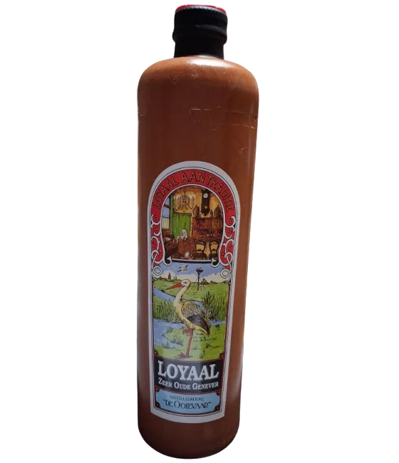 Loyaal Zeer Oude Genever, fles bij slijterij t Bockje in Bathmen