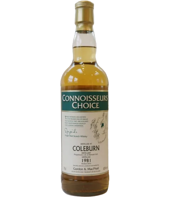 Coleburn 1981 27Y, fles bij slijterij t Bockje in Bathmen