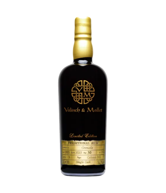 Valinch & Mallet Grenada 30YO, fles bij slijterij t Bockje in Bathmen