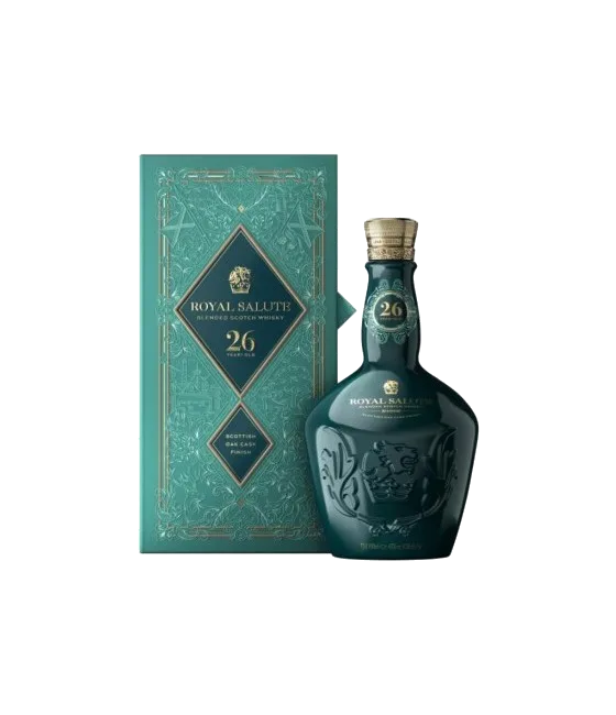 Chivas Regal Royal Salute 26 Years Old Scottish Oak Cask Finish, fles bij slijterij t Bockje in Bathmen