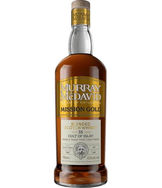 Murray McDavid Mission Gold Cult of Islay 1989 35 Years Murça Tawny Port Cask, fles bij slijterij t Bockje in Bathmen