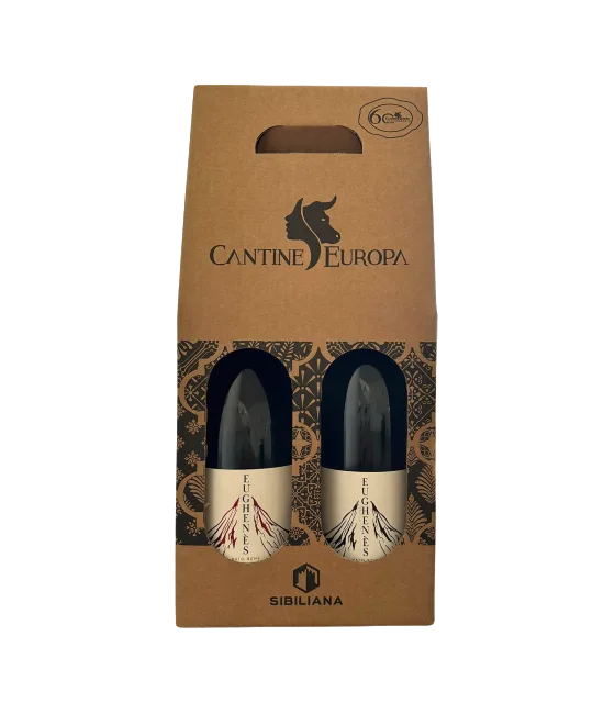 Sibiliana Eughenes Etna Bianco & Rosso in Giftbox, fles bij slijterij t Bockje in Bathmen