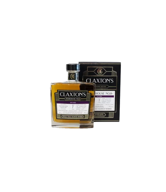 Claxton’s Warehouse No.8 Speyside Glenallachie 7 Years Old 2015, fles bij slijterij t Bockje in Bathmen