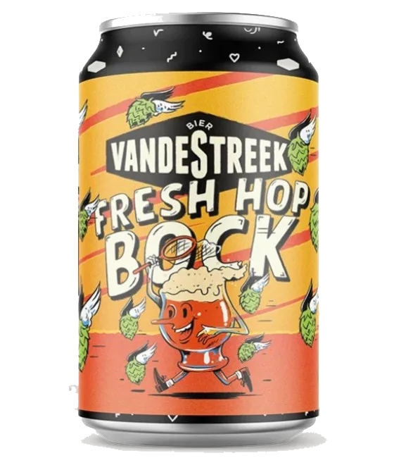 Vandestreek Fresh Hop Bock, fles bij slijterij t Bockje in Bathmen