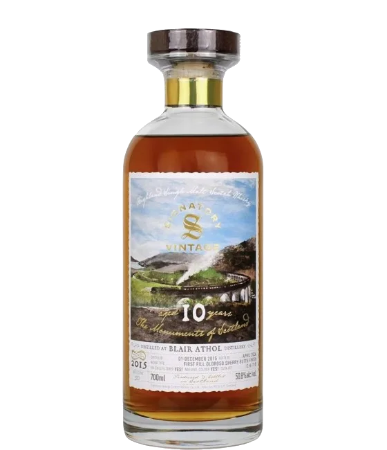 Signatory Vintage The Monuments of Scotland Blair Athol 10Y, fles bij slijterij t Bockje in Bathmen