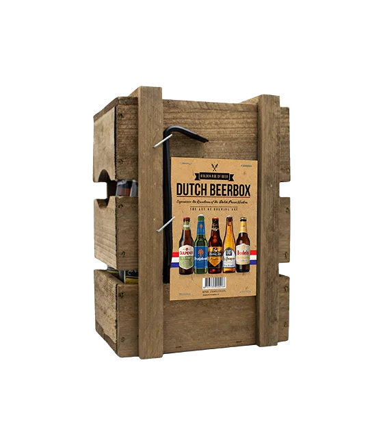 Dutch Beerbox met Breekijzer, fles bij slijterij t Bockje in Bathmen