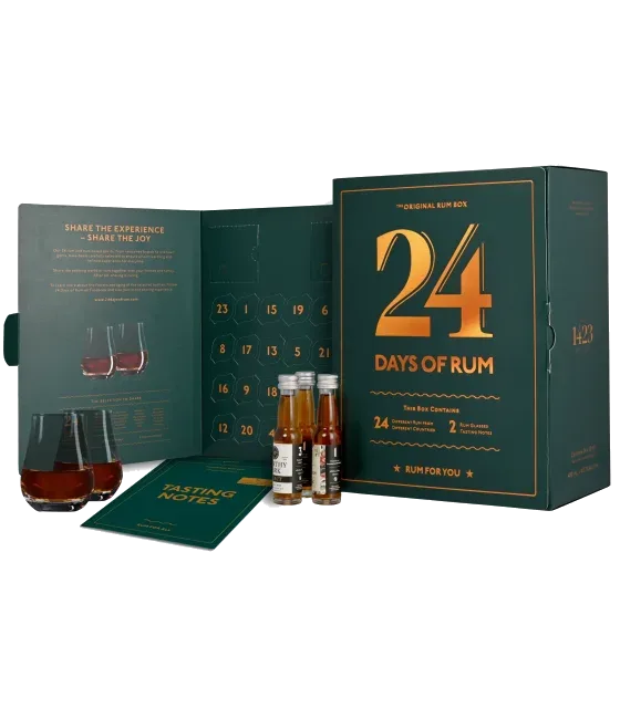 24 Days of rum Giftbox, fles bij slijterij t Bockje in Bathmen